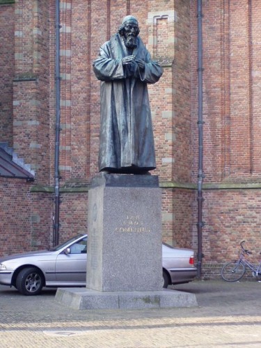 Socha Jana Amose Komenského - Naarden, Nizozemsko