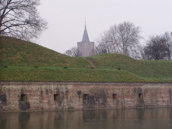 Věž katedrály - Naarden, Nizozemsko