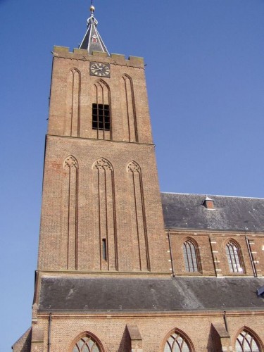 Věž Katedrály - Naarden, Nizozemsko