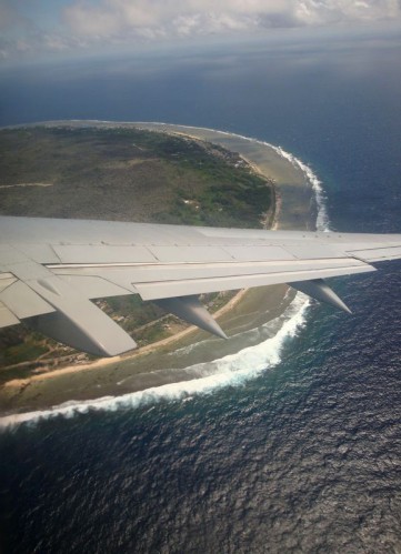 Přílet na Nauru