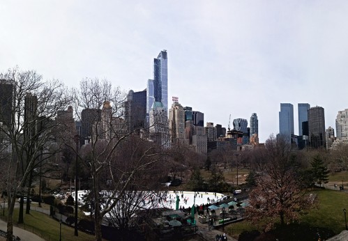 Kluziště v Central Parku