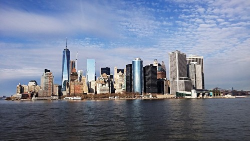 Manhattan z Ferry na Staten Island