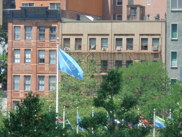 Vlajka OSN - New York, USA