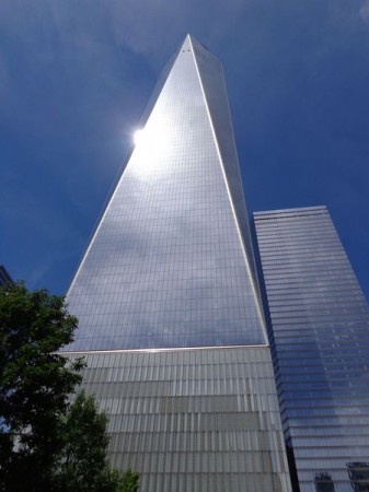 One World Trade Centre, detail - New York, USA