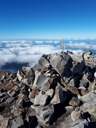 Hora Taranaki, vrchol - Nový Zéland