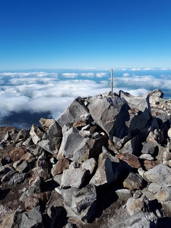 Hora Taranaki, vrchol - Nový Zéland