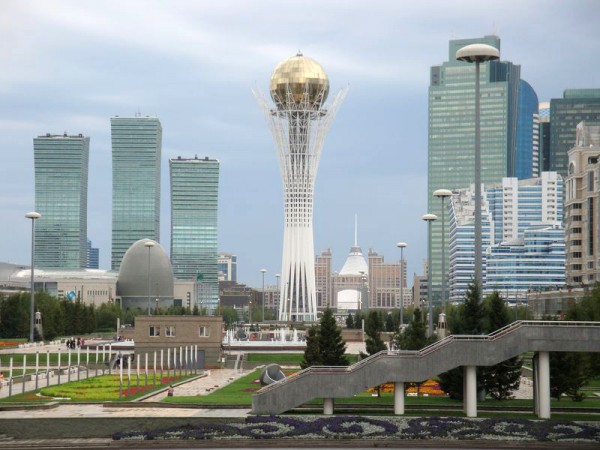 Bajtěrek a okolí - Nur-Sultan, Kazachstán
