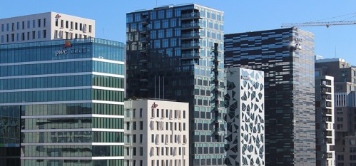 Moderní budovy - Oslo
