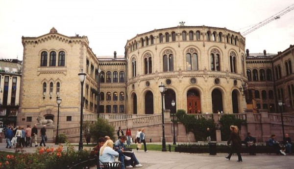 Parlament - Oslo, Norsko