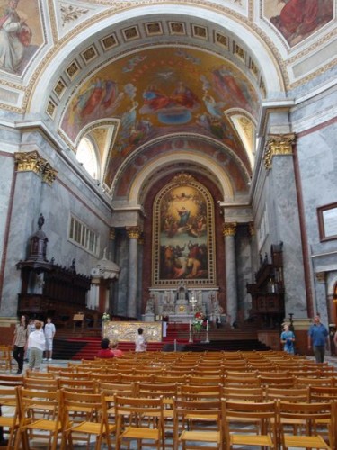 Ostřihomská bazilika, interiér - Ostřihom, Maďarsko