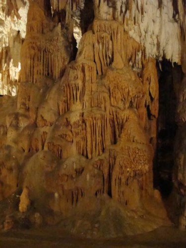 Postojna jeskyně, krápníky - Postojna, Slovinsko