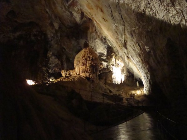 V Postojenské jeskyni - Slovinsko