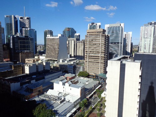 Pohled z radniční věže - Brisbane