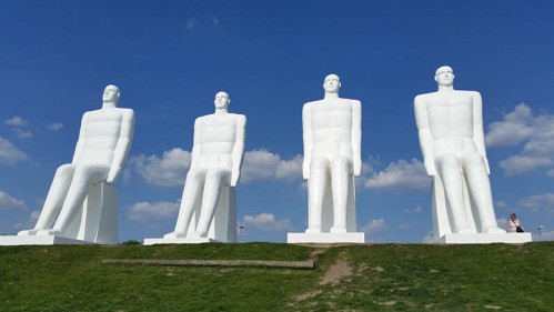 Esbjerg - mužské sochy