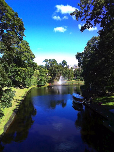 Městský kanál - Riga, Lotyšsko