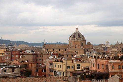 Řím - výhled na město