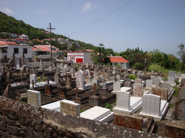 Hřbitov ve Windwardsidu - Saba, Karibik