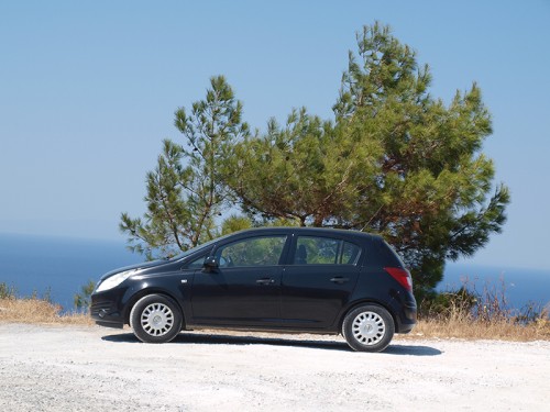 Auto z půjčovny - Samos