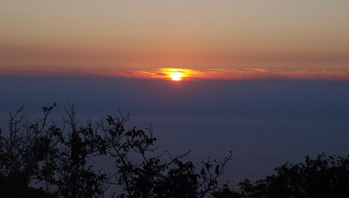 Západ slunce v Drakei - Samos