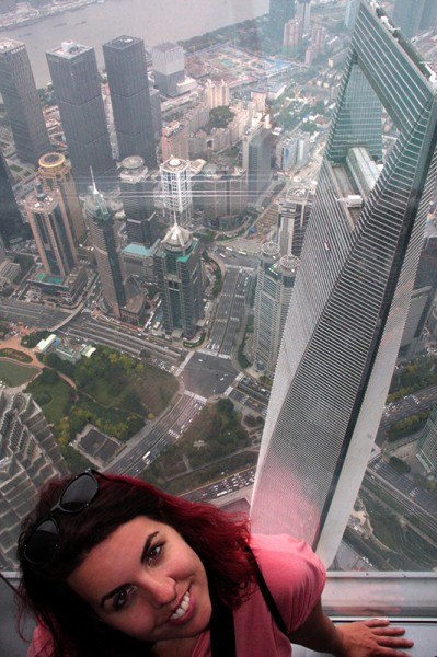 Výhled z Shanghai Tower - Šanghaj, Čína