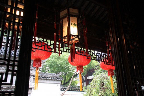 Yuyuan Garden, lampiony - Šanghaj, Čína