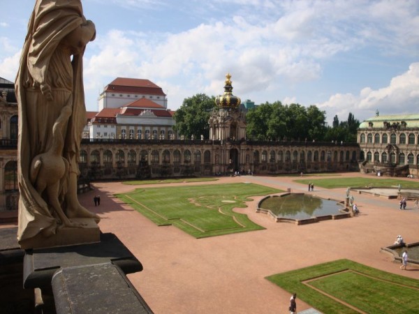 Zwinger, nádvoří - Sasko, Německo