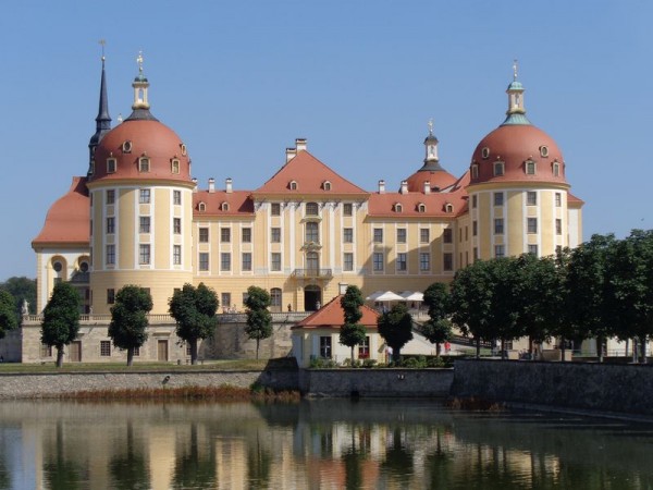 Zámek Moritzburg - zámky Sasko, Německo