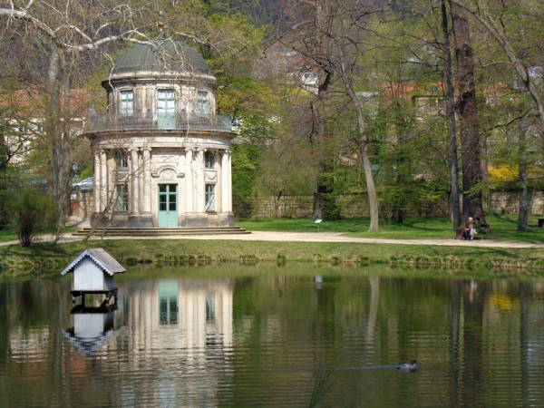 Anglický pavilon, zámek Pillnitz - zámky Sasko, Německo