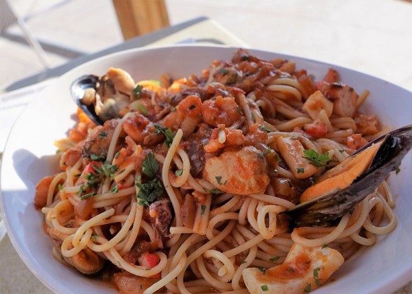 Spaghetti marinara - Sicílie, Itálie