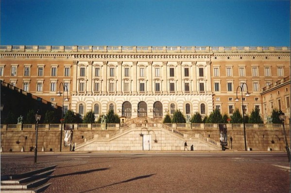 Riksdak, parlament, schodiště - Stockholm, Švédsko