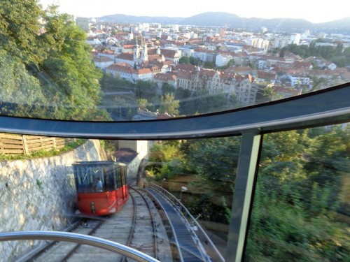 Lanovka na Schlossberg - Štýrský Hradec