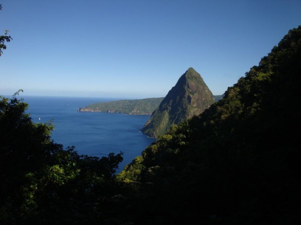 Malý Piton - výstup na Piton, Svatá Lucie, Karibik