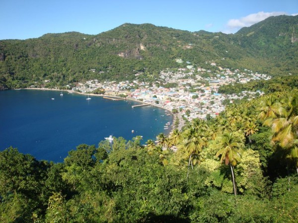 Soufriere - výstup na Piton, Svatá Lucie, Karibik