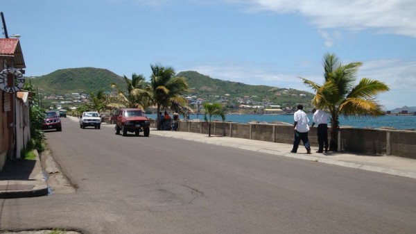 Nábřeží v Basseterre - Svatý Kryštof a Nevis, karibské ostrovy