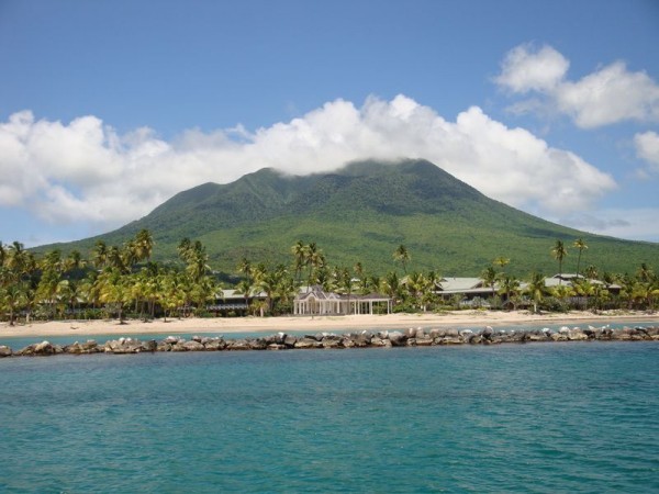 Nevis Peak - Svatý Kryštof a Nevis, karibské ostrovy