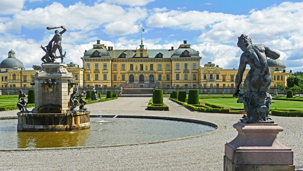 Palác Drottningholm - Stockholm, Švédsko