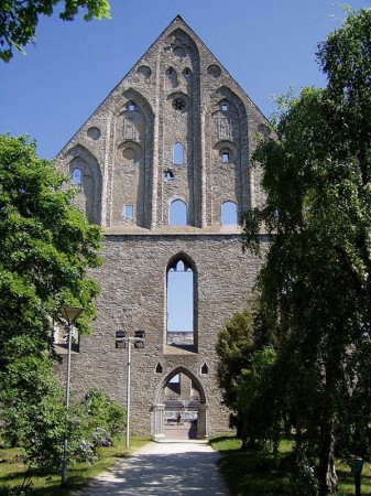 Ruiny kláštera v Piritě