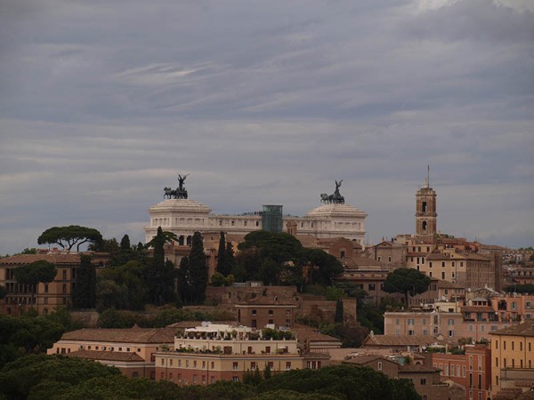 Výhled na Řím z Aventinu