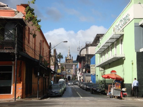 Ulice v Port of Spain - Trinidad a Tobago