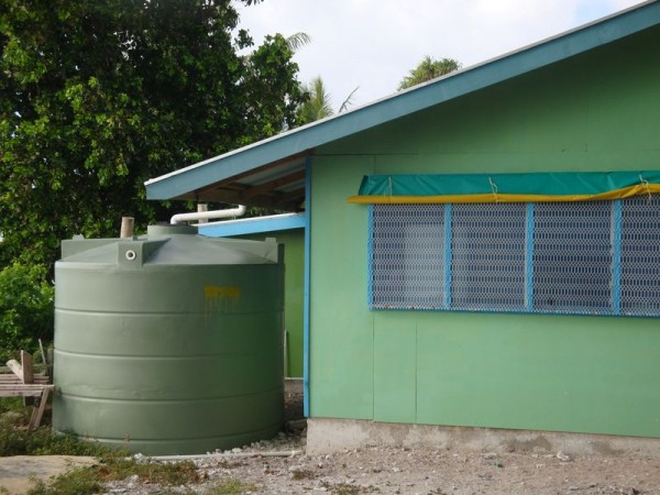 Zásobník na dešťovou vodu - Tuvalu, Oceánie