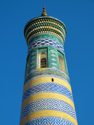 Minaret, Chiva - Uzbekistán