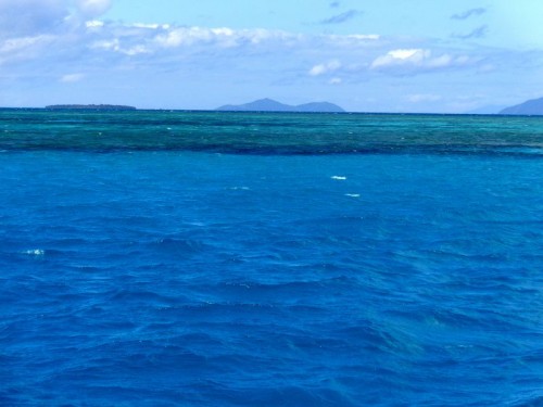 Pohled na Velký bariérový útes - Austrálie