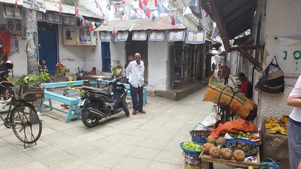 Uličky ve Stonetown - Zanzibar