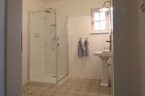 Koupelna, sprchový kout - Ubytování u Letiště Praha